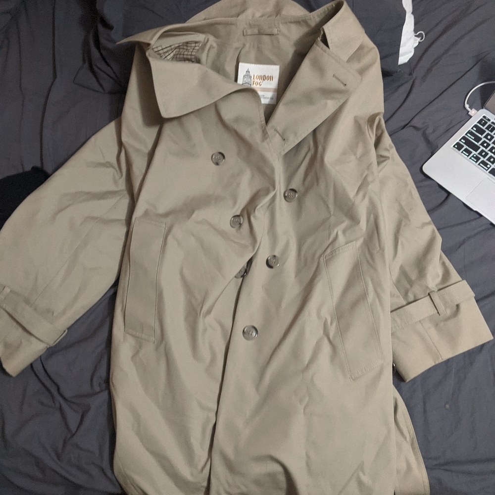 London fog trench coat